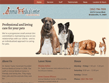 Tablet Screenshot of animal-medical-center.com